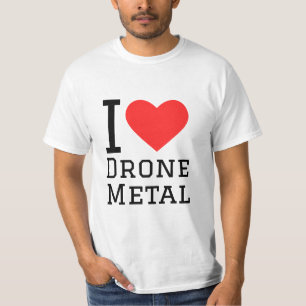 Camiseta Me encanta el pegatina cuadrado metalizado de los