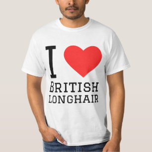 Camiseta Me encanta el pelo largo británico