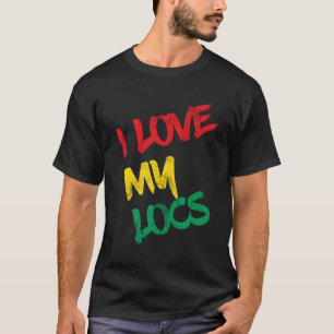 Camiseta Me Encanta El Pelo Natural De Mi Localidad
