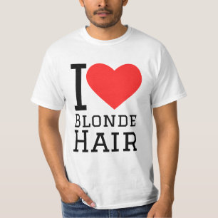 Camiseta Me encanta el pelo rubio 