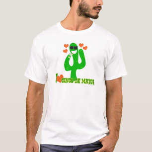 Camiseta Me encanta el Personalizado Cinco De Mayo Cactus