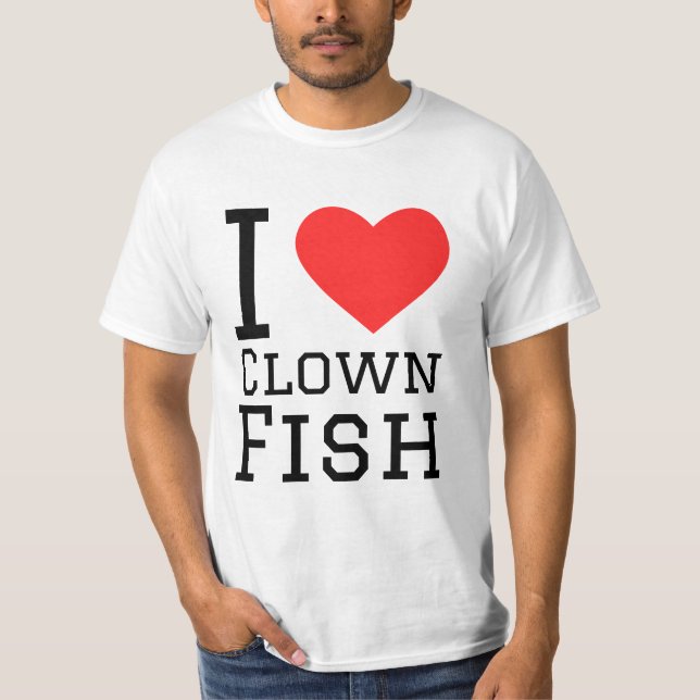 Camiseta Me encanta el pez payaso (Anverso)