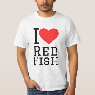 Camiseta Me encanta el pez rojo