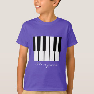 Camiseta Me encanta el piano