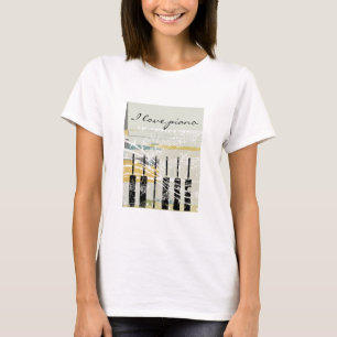 Camiseta Me encanta el piano