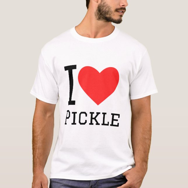 Camiseta Me encanta el pickle (Anverso)