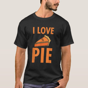 Camiseta Me Encanta El Pie Funny Pumpkin Pie Festividades D