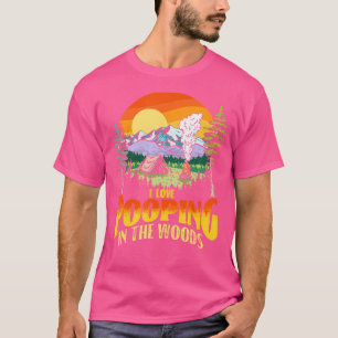 Camiseta Me Encanta El Pooping En El Divertido Camping Vint