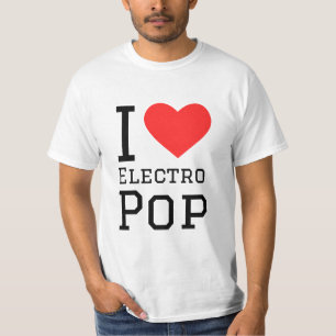 Camiseta Me encanta el pop electrónico