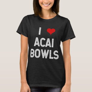 Camiseta Me encanta el postre de frutas de los bollos de Ac