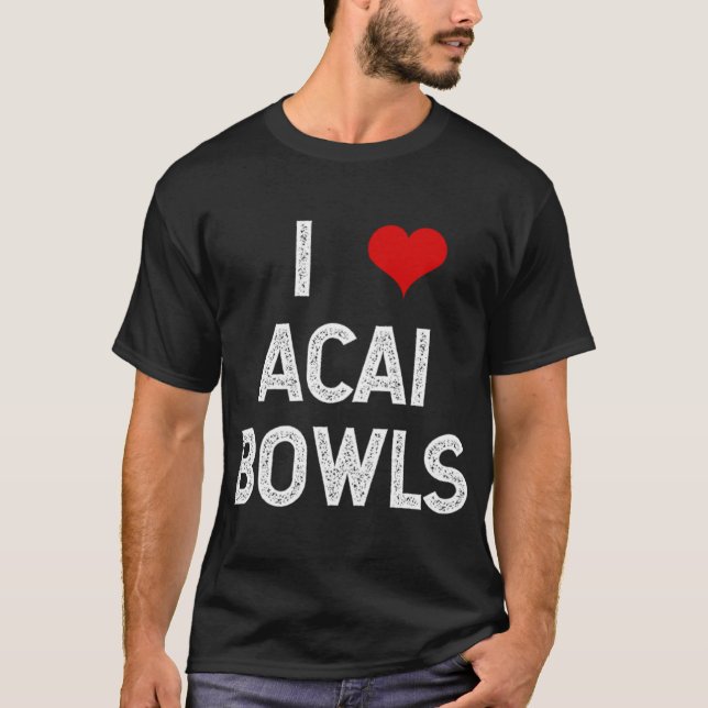 Camiseta Me encanta el postre de frutas de los bollos de Ac (Anverso)