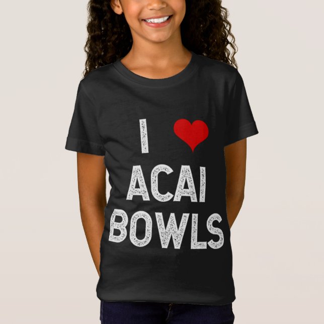 Camiseta Me encanta el postre de frutas de los bollos de Ac (Anverso)