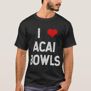 Camiseta Me encanta el postre de frutas de los bollos de Ac
