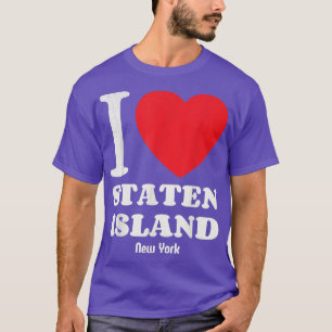 Camiseta Me Encanta El Problema Retro De Staten Island Newy