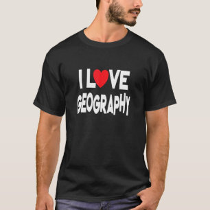 Camiseta Me Encanta El Profesor De Geografía Y El Estudiant