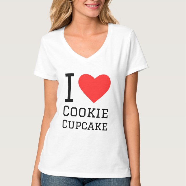 Camiseta Me encanta el quequito de galletas (Anverso)