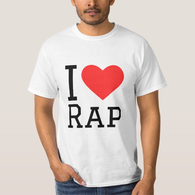 Camiseta Me encanta el rap (Anverso)