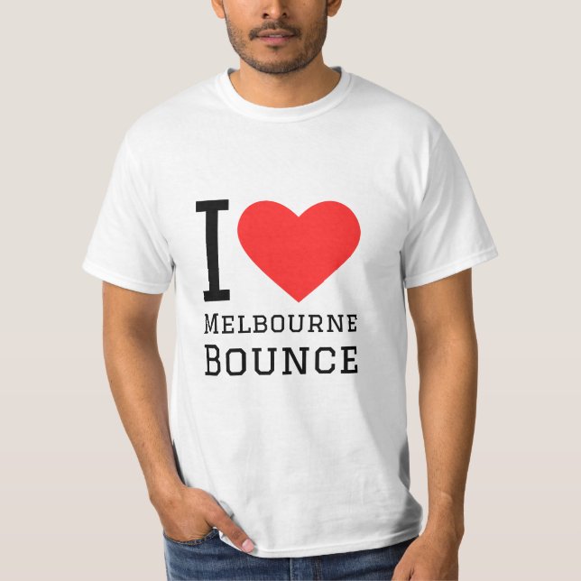 Camiseta Me encanta el rebote de Melbourne (Anverso)