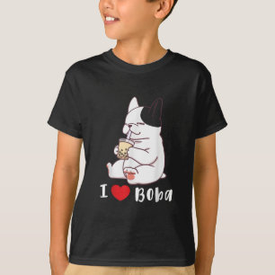 Camiseta Me encanta el regalo de Bulldog francés de Boba Bu
