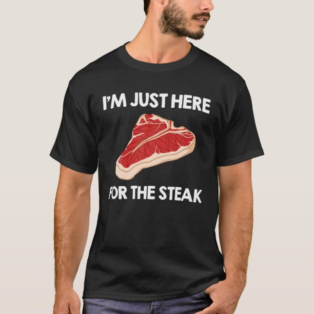Camiseta Me encanta el regalo de carne Ribeye House (Anverso)