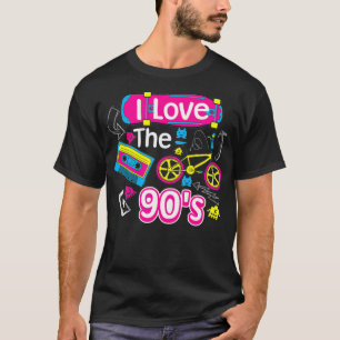 Camiseta Me encanta el regalo de los milenios de los 90.