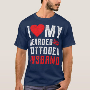 Camiseta Me Encanta El Regalo De Mi Barba Y De Mi Marido En