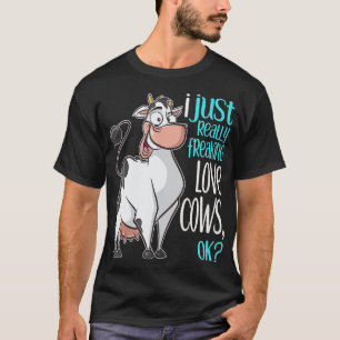 Camiseta Me encanta el regalo gracioso de vacas para niños 