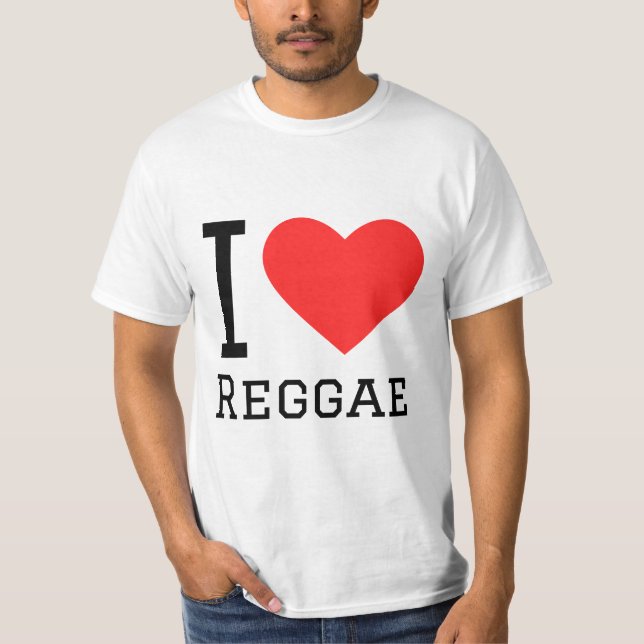 Camiseta Me encanta el reggae (Anverso)