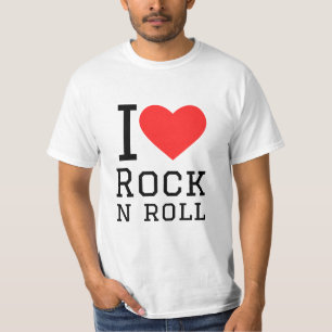 Camiseta Me encanta el rock and roll