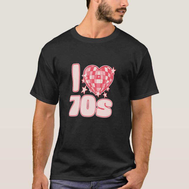 Camiseta ME ENCANTA el Rock Disco Glam de los 70 y las vibr (Anverso)