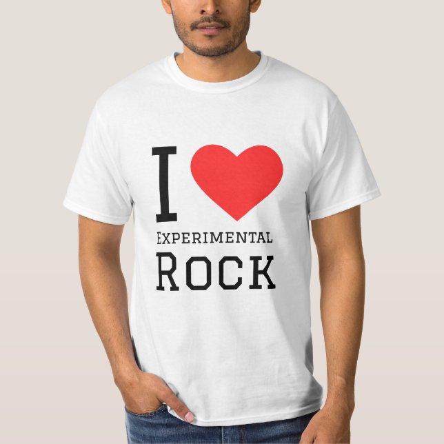 Camiseta Me encanta el rock experimental (Anverso)