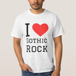 Camiseta Me encanta el rock gótico