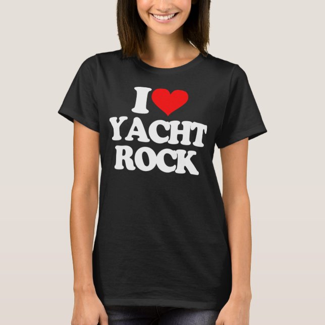 Camiseta Me encanta el rock náutico - Divertido música sarc (Anverso)