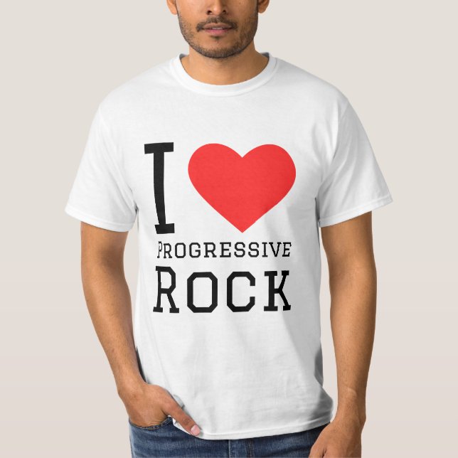 Camiseta Me encanta el rock progresivo (Anverso)