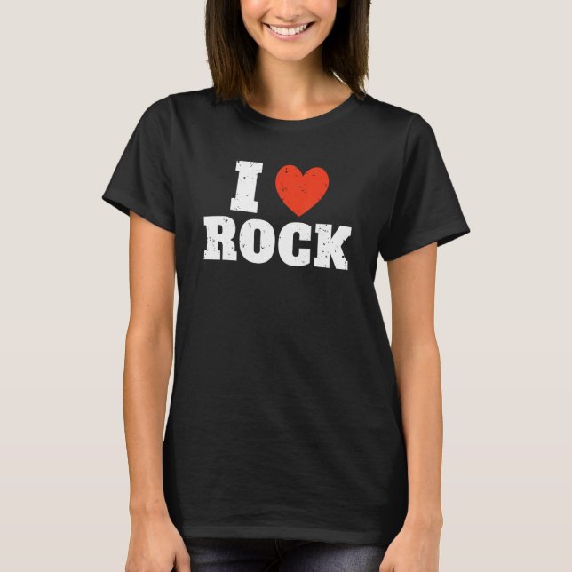Camiseta Me encanta el rock y el rock Roll (Anverso)