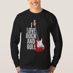 Camiseta Me Encanta El Rock Y La Guitarra