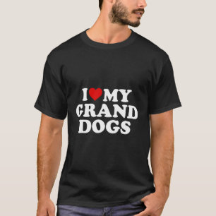 Camiseta Me Encanta El Rojo De Mis Grandes Perros