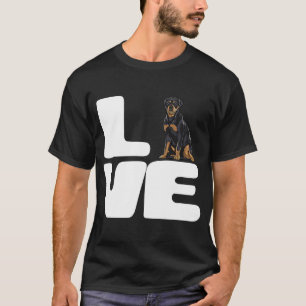Camiseta Me Encanta El Rottweiler De Mi Perro