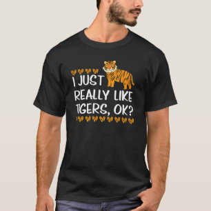 Camiseta Me encanta el salvaje tigre de animales u2013 Safa