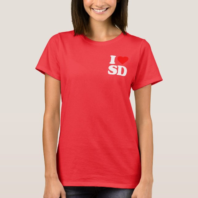CAMISETA ME ENCANTA EL SD (Anverso)