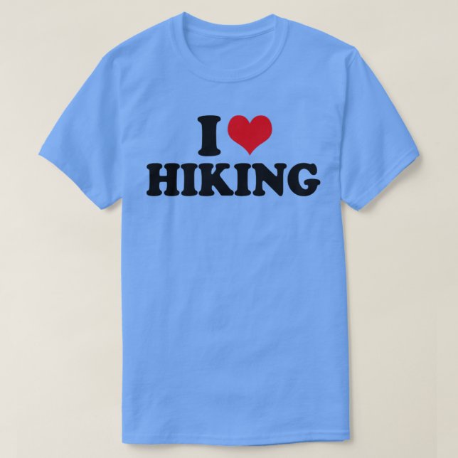 Camiseta Me encanta el senderismo (Diseño del anverso)