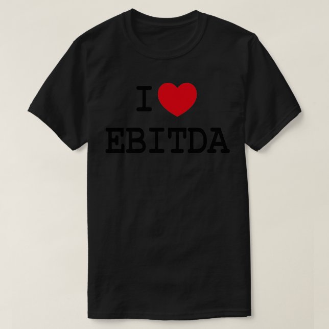 Camiseta Me encanta el senderismo divertido de EBITDA sin m (Diseño del anverso)