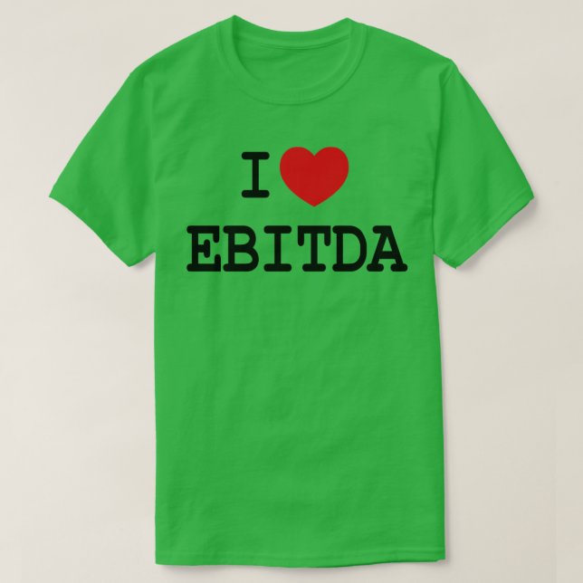 Camiseta Me encanta el senderismo divertido de EBITDA sin m (Diseño del anverso)
