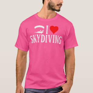 Camiseta Me Encanta El Skydiving Parapente Skydiver