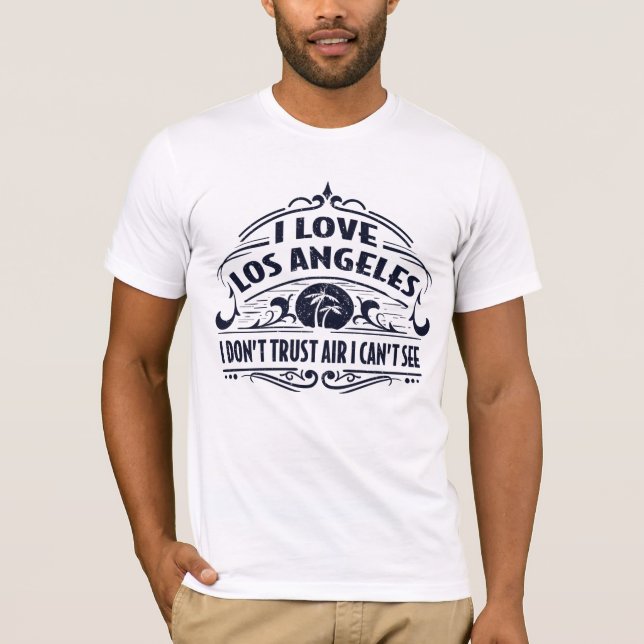 Camiseta Me encanta el smog de Los Ángeles (Anverso)