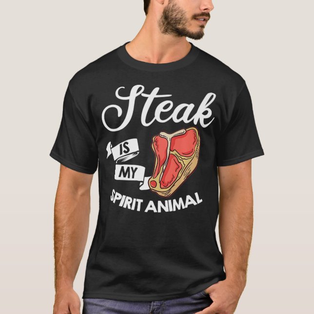 Camiseta Me encanta el Steak Ribeye House Premium (Anverso)