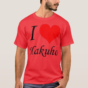 Camiseta Me encanta el sumo de Hakuho que lucha contra la t