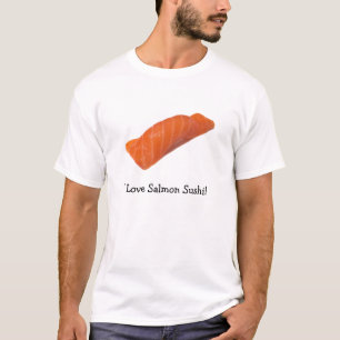 Camiseta ¡Me encanta el sushi de salmón!