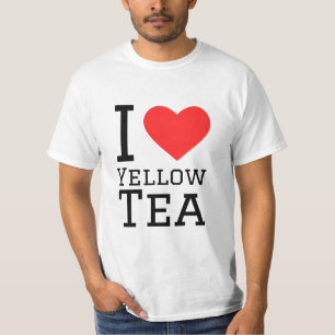 Camiseta Me encanta el té amarillo