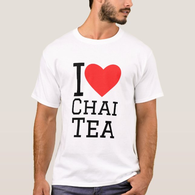 Camiseta Me encanta el té chai (Anverso)